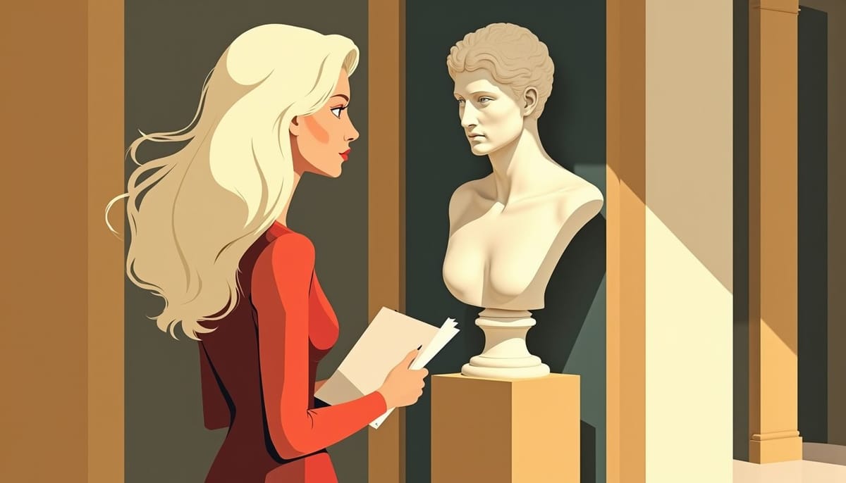 Femme russe en robe et écart vestimentaire avec l'homme