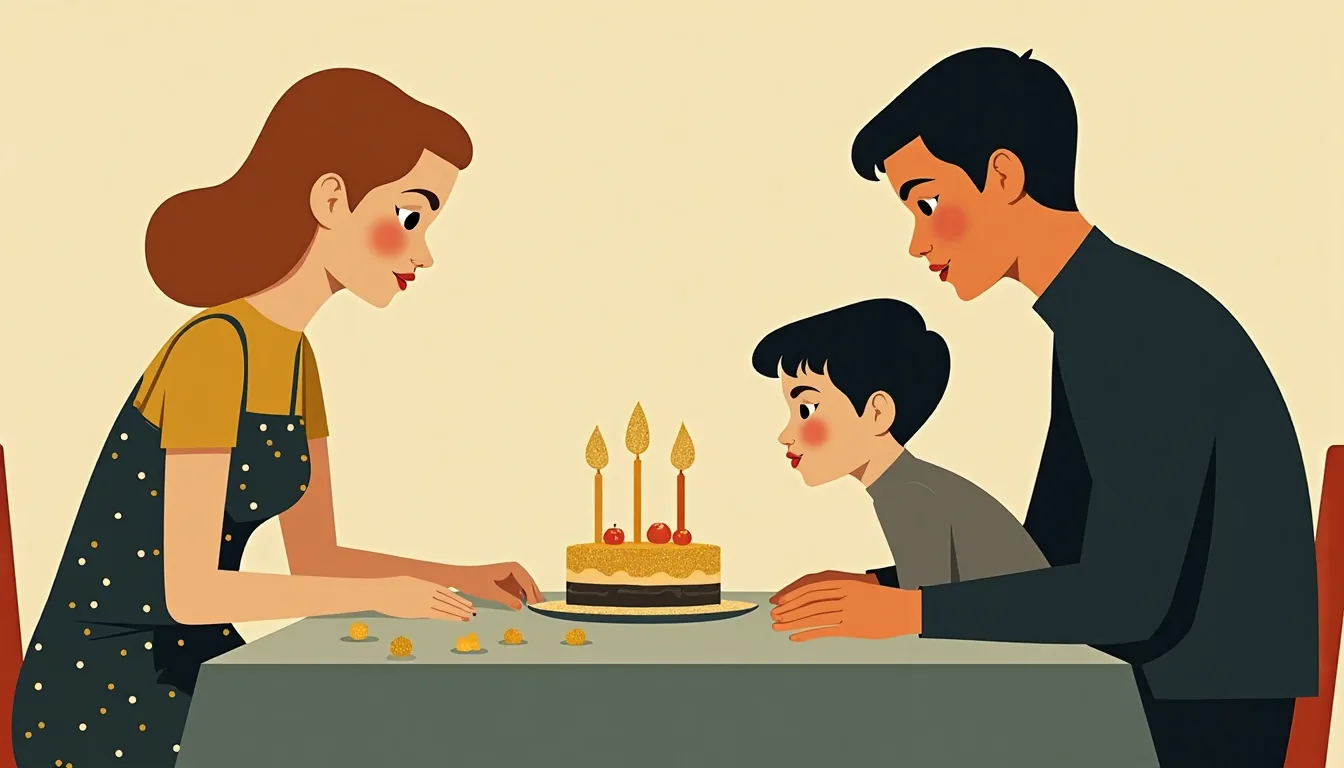 A birthday table