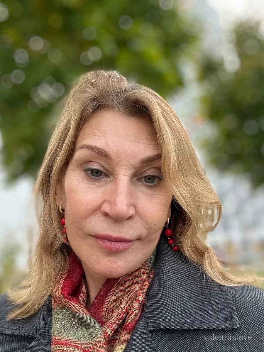 Natalia, 61 ans — Enseignante à Moscou — profil vérifié Valentin.love