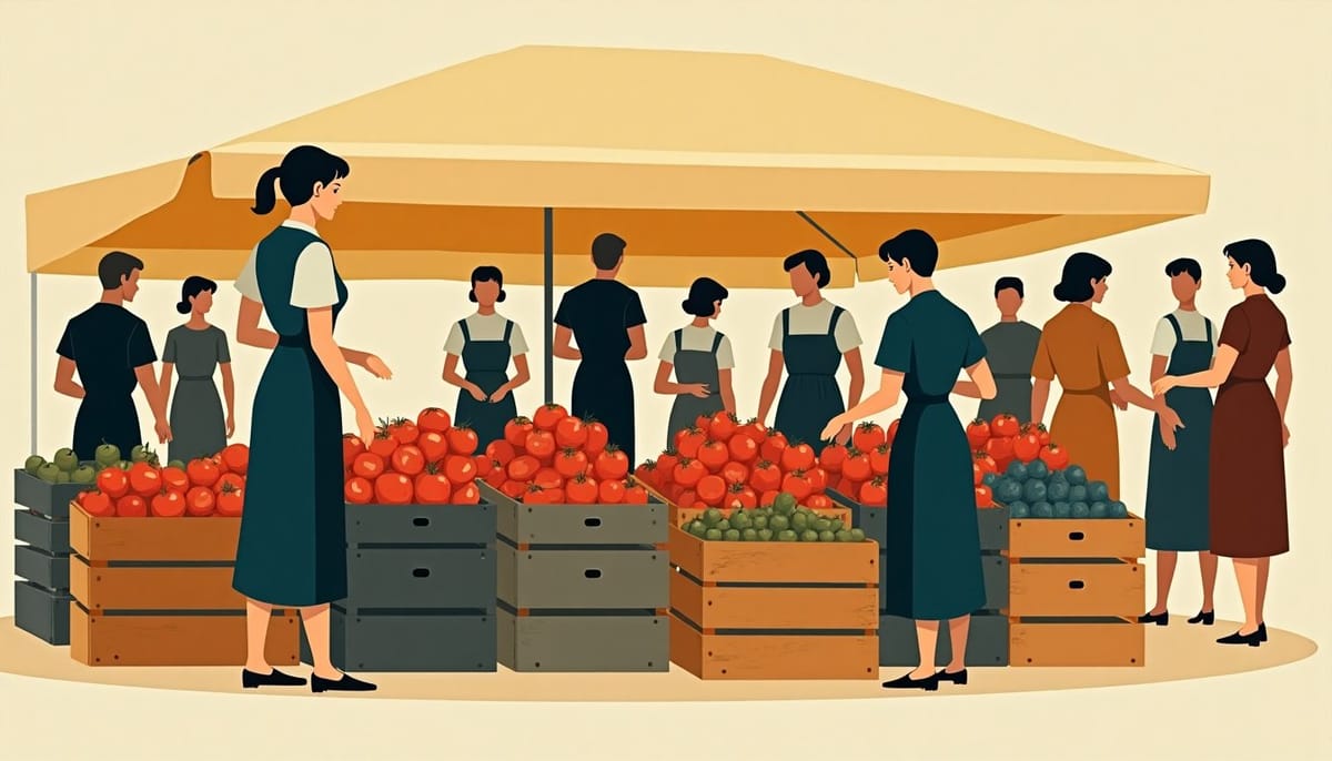 A Sunday market