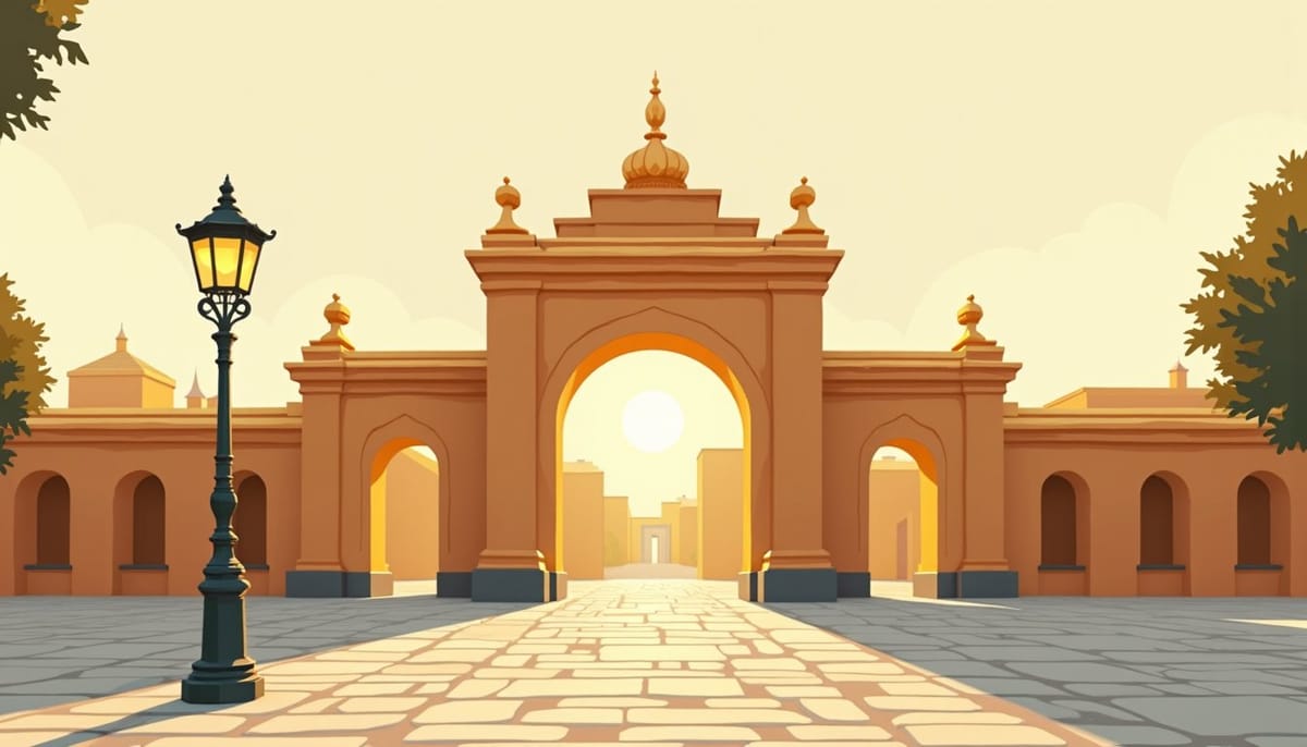 Portes de Minsk, monument néoclassique sur la place de l'Indépendance