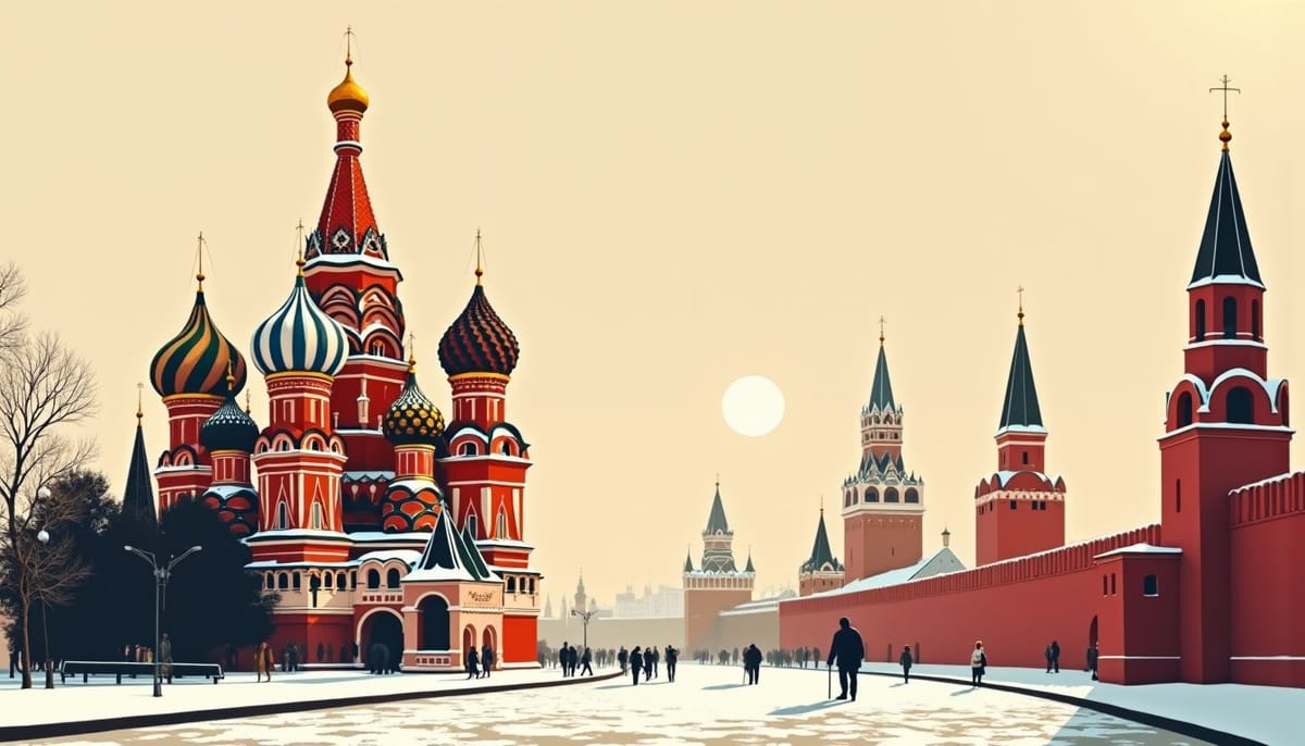 Paysage russe derrière la beauté comme fait culturel