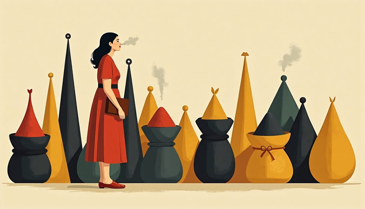 A spice market