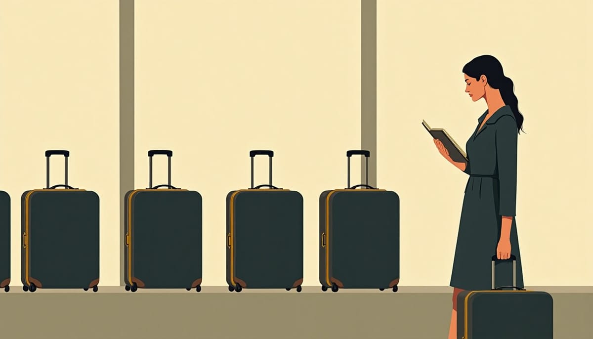 A luggage carousel