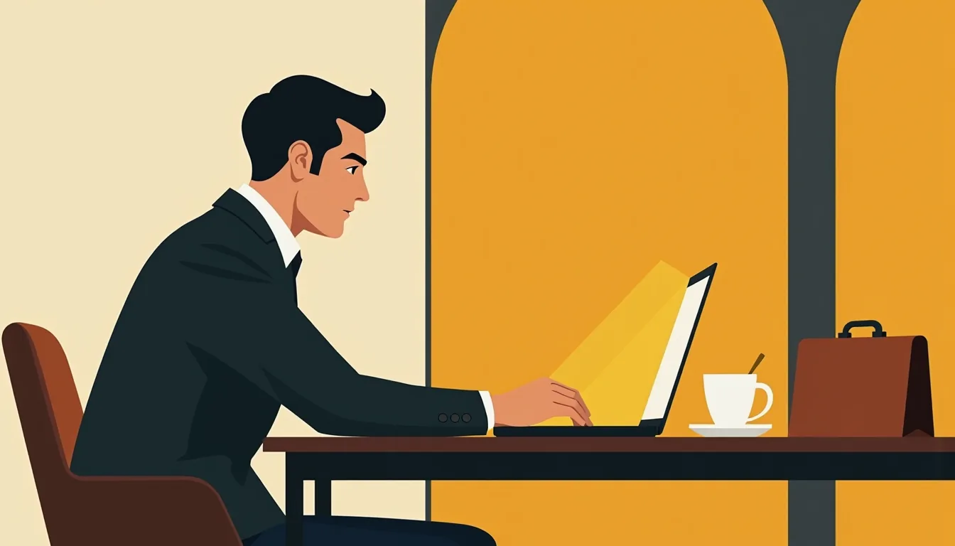 Homme francophone en entretien matchmaking — accompagnement matrimonial premium
