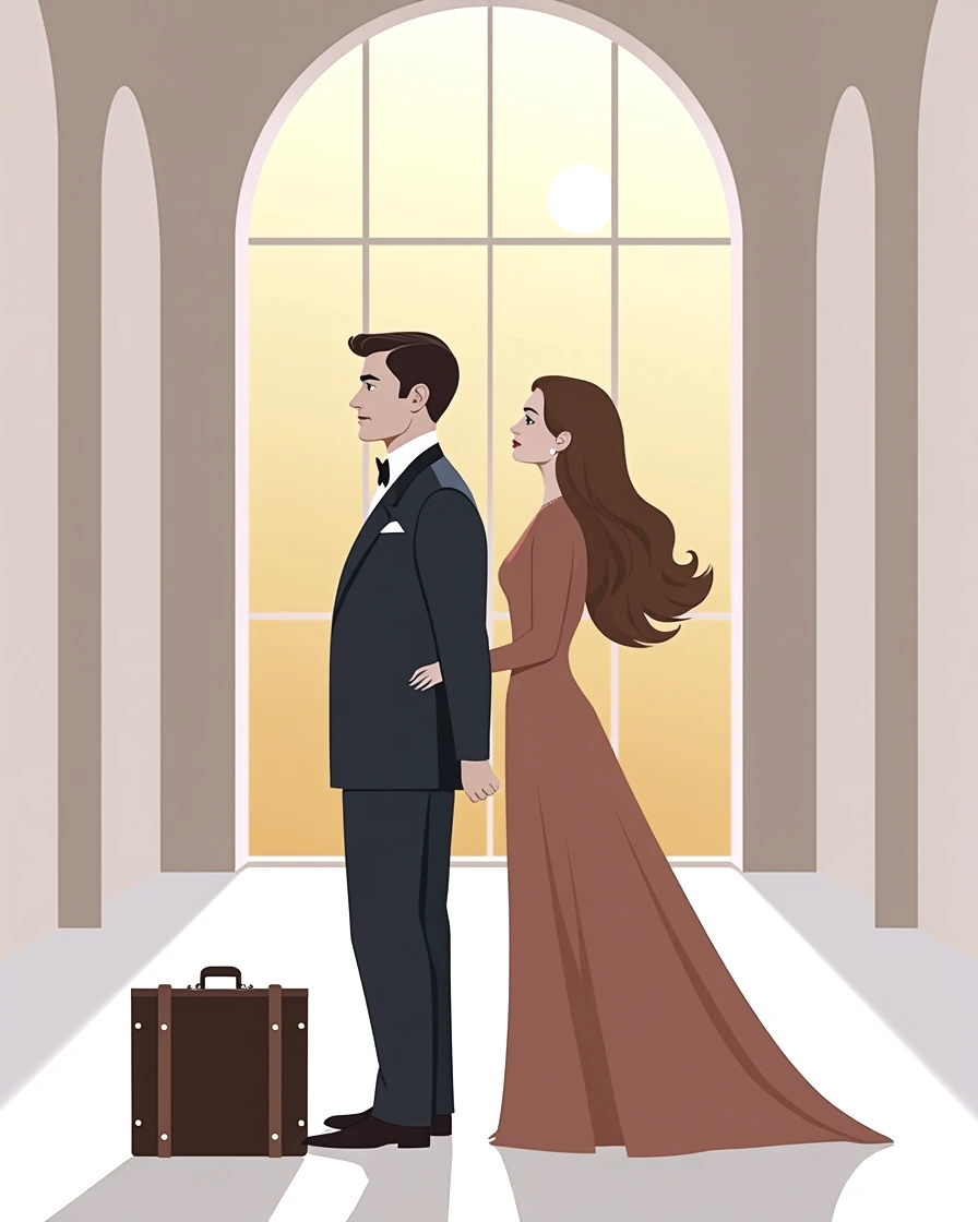 Couple international réuni après une rencontre sérieuse accompagnée par une agence matrimoniale