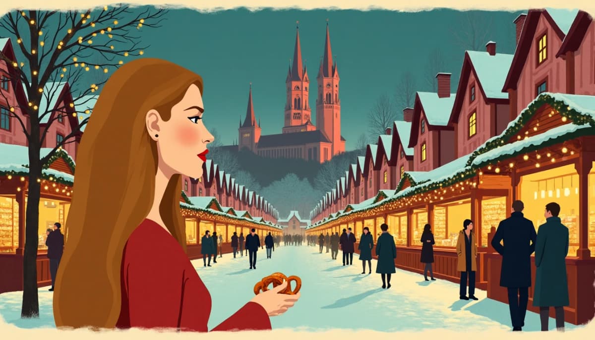 Couple franco-russe devant la cathédrale de Strasbourg — agence matrimoniale russe Grand Est