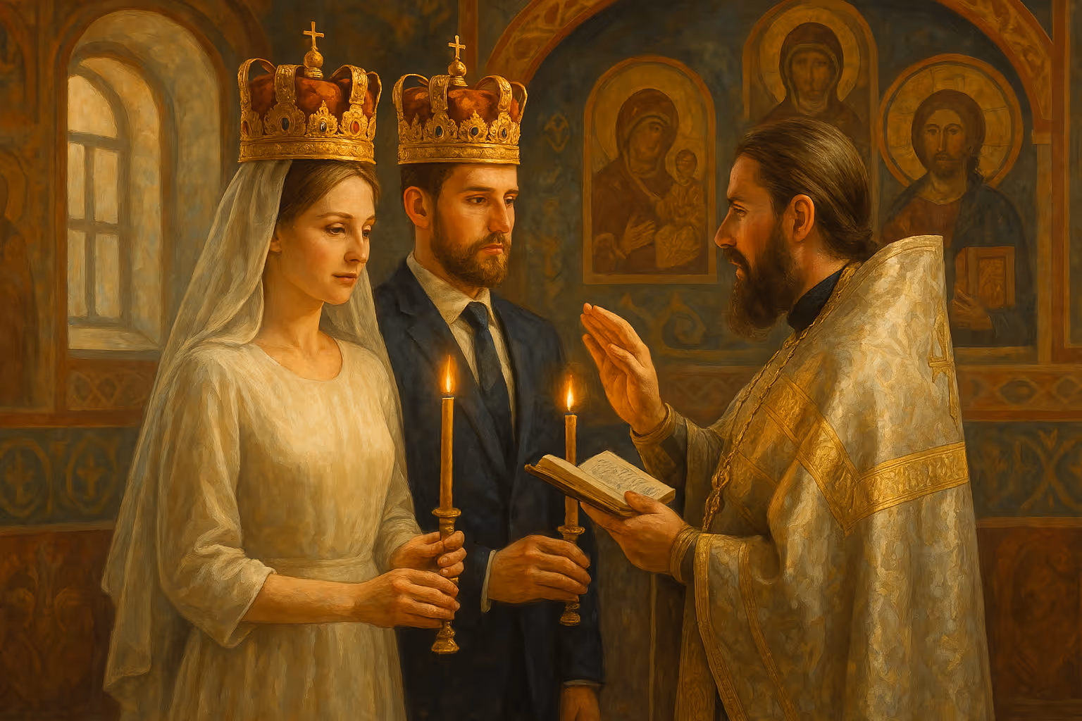 Se marier à l'église en Russie