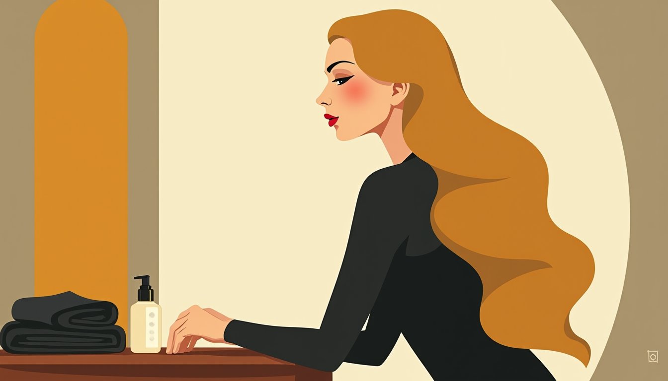 portrait femme slave élégante illustration mid-century - Femme russe vs femme ukrainienne : les différences réelles