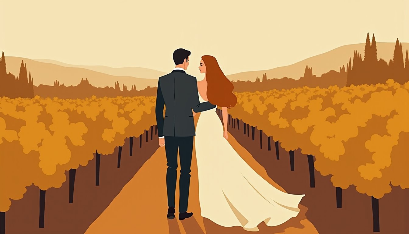 romantic couple mid-century illustration - International Couples: 5 Real Stories, 5 Different Journeys